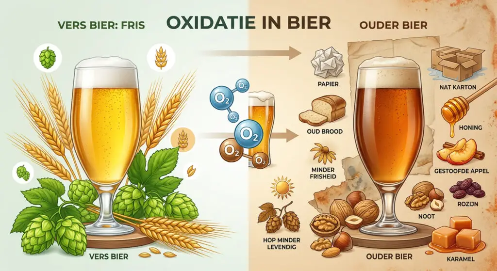 Oxidatie is meer dan één smaak in bier