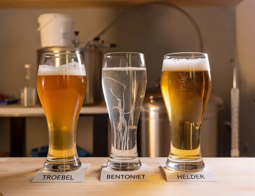 Bentoniet in het broouwproces